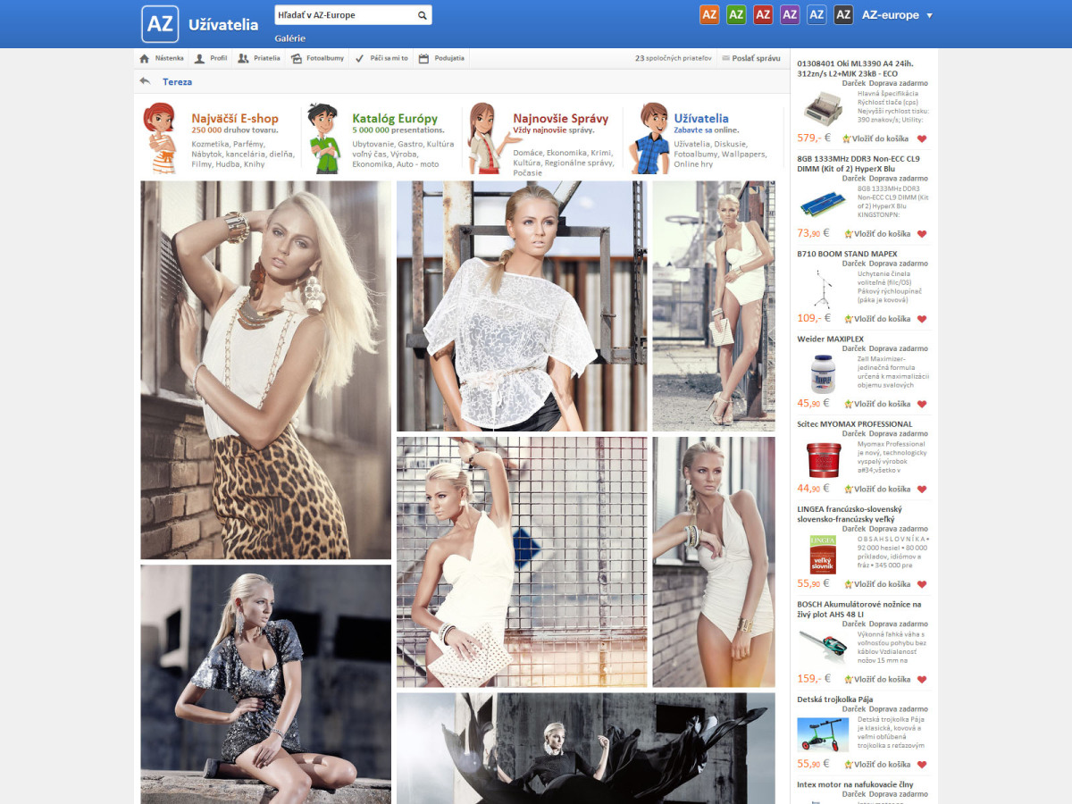 AZ-Europe-socialna-siet-fotoalbum - inzercia
