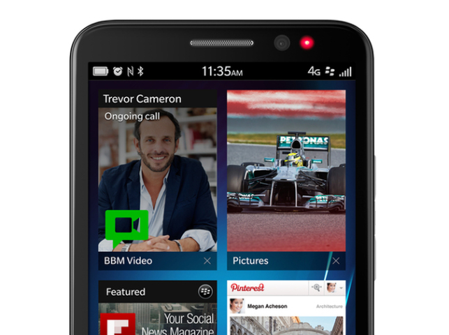 blackberry z30, smartfón