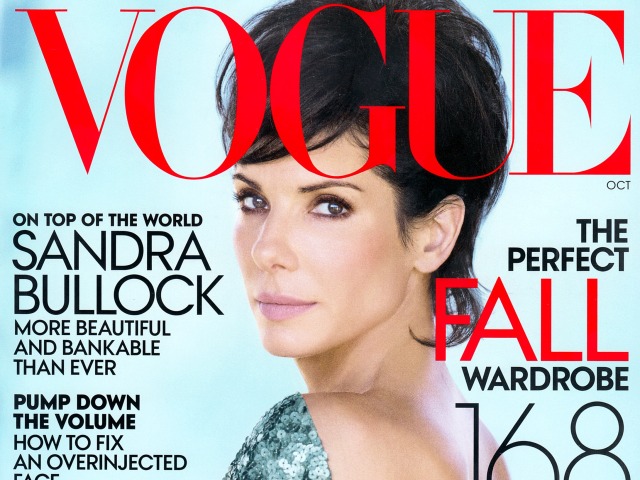 Vogue US October 2013 cover - Sandra Bullock