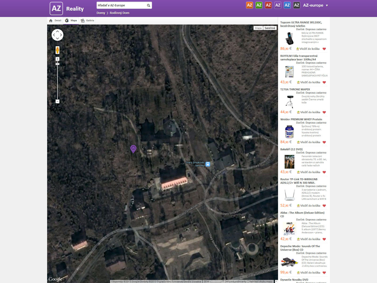 AZ-europe-reality-satelitna-mapa - inzercia