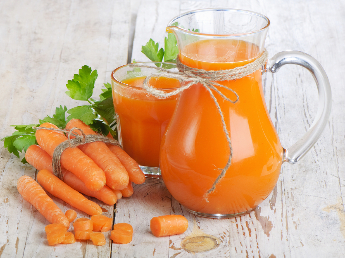 mrkva, mrkvová šťava, antioxidant, karotén