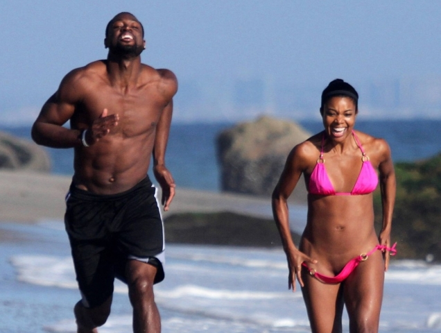 Gabrielle Union a jej partner - basketbalista Dwayne Wade 