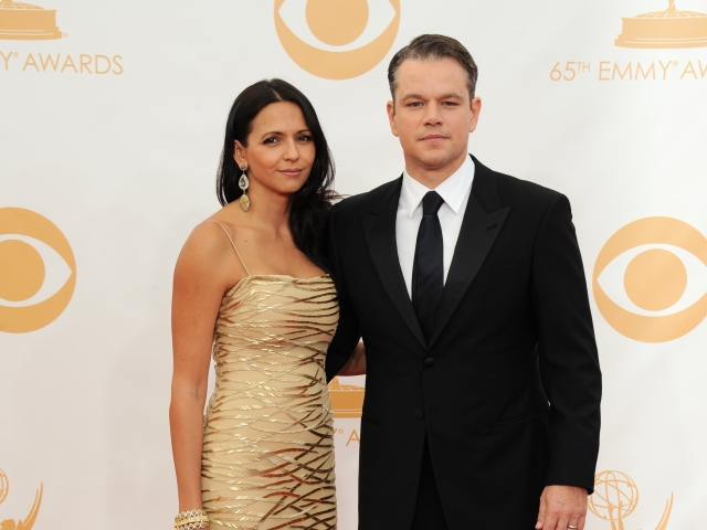 Matt Damon s manželkou Lucianou Barroso