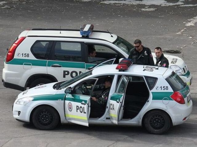 policajné autá