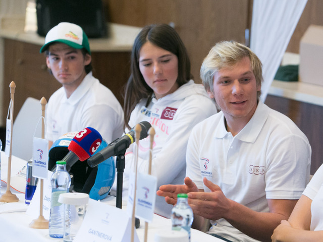 Adam Žampa, Petra Vlhová, Andreas Žampa