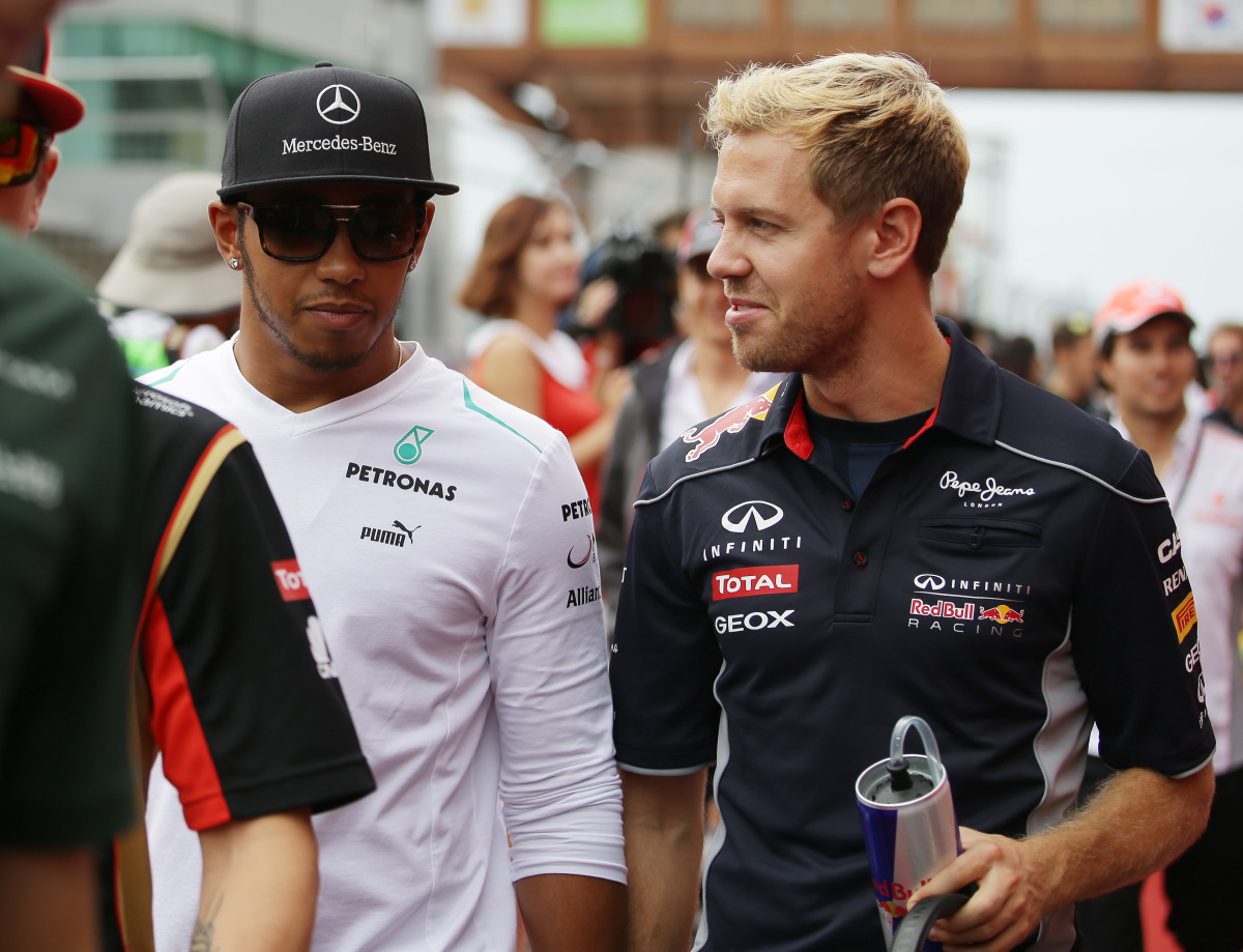 hamilton, vettel