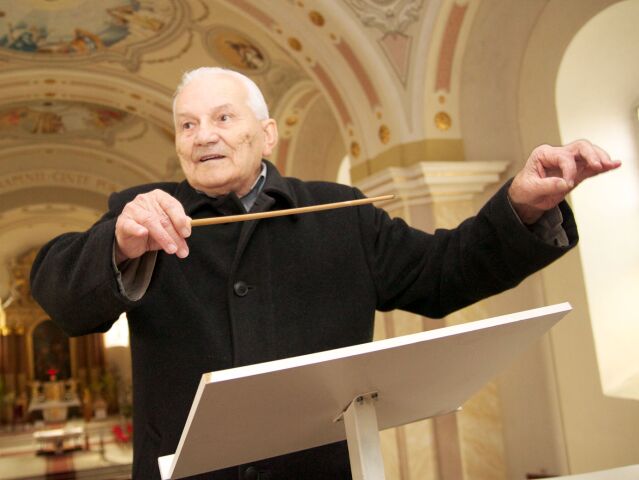 Viliam Karmažin, dirigent, orchester