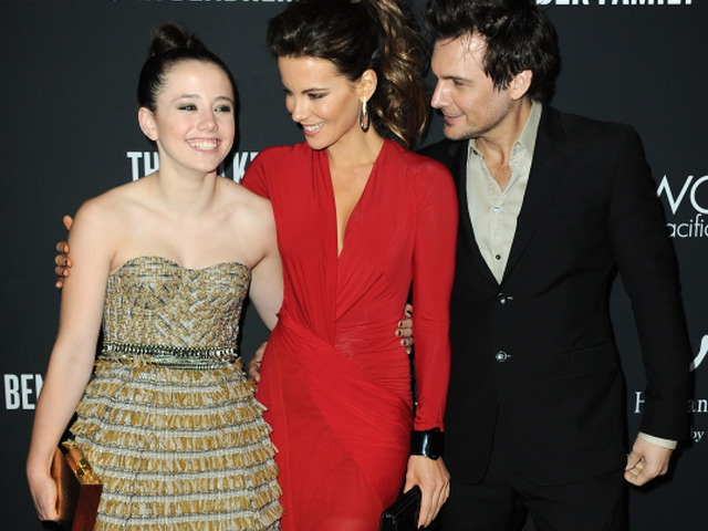 Lily Mo Sheen, Kate Beckinsale a Len Wiseman
