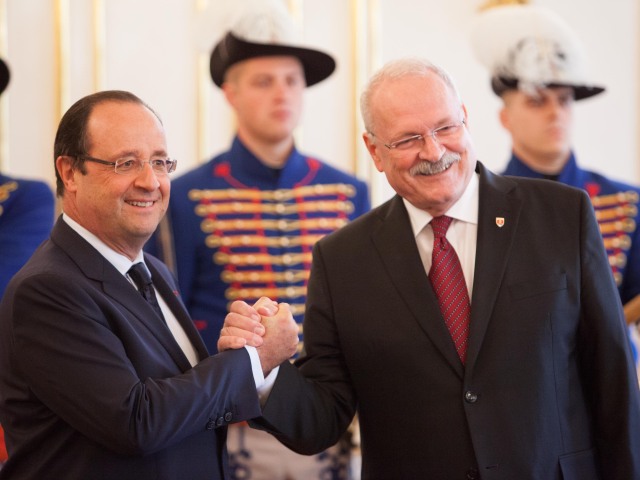prezidentsky palac, gasparovic, francuzsky prezident FranÃ§ois H