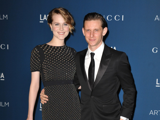 Herečka Evan Rachel Wood a jej manžel Jamie Bell.