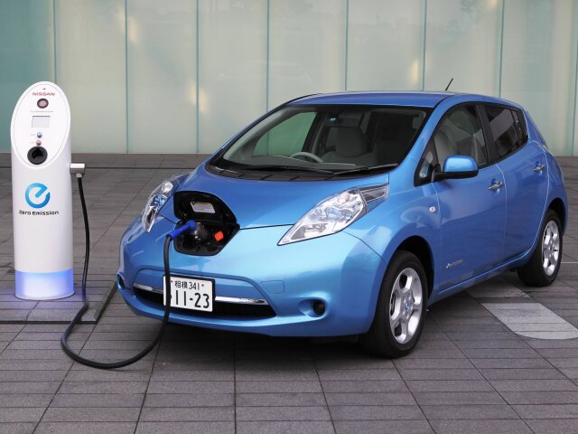 Nissan leaf - dobíjanie