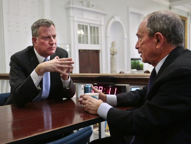bill de blasio, new york, michael bloomberg, starosta