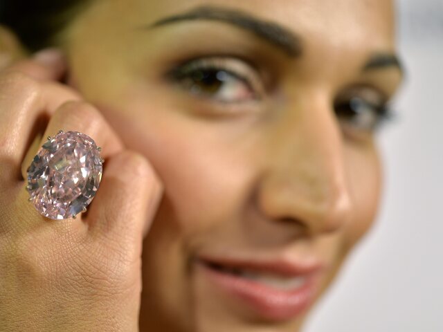 diamant, pink star