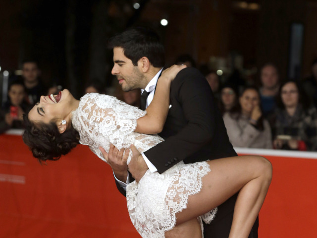Eli Roth a Lorenza Izzo