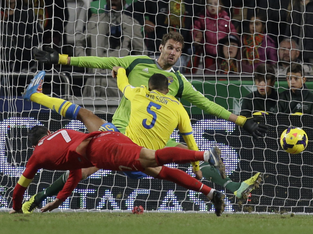 ronaldo, gól, isaksson