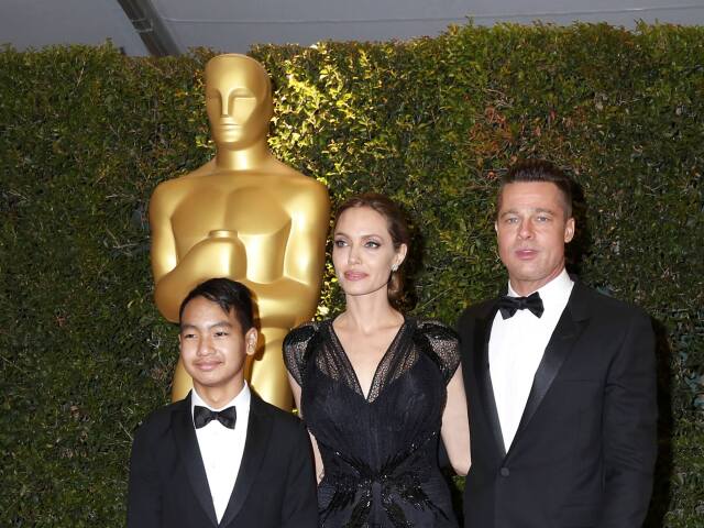 Herečka Angelina Jolie a jej partner Brad Pitt.