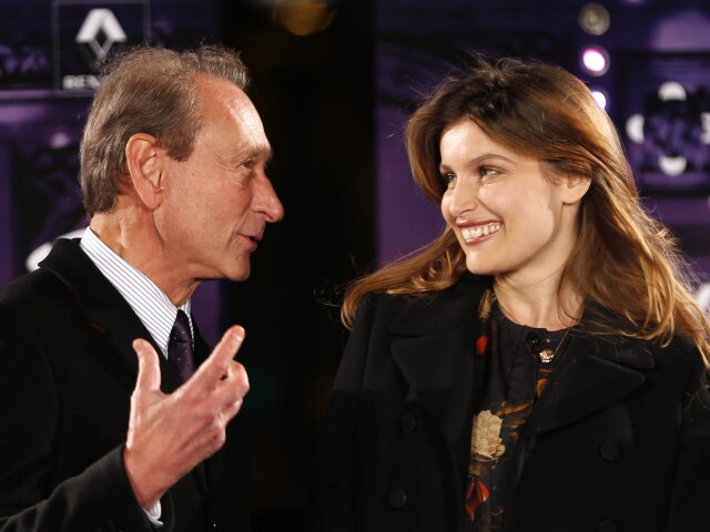 Bertrand Delanoe a francúzska herečka Laetitia Casta 