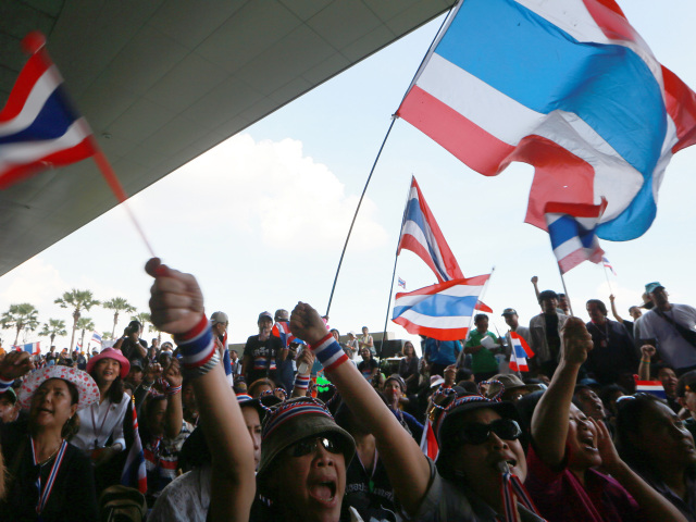Bangkok, Thajsko, protesty, demonštrácie