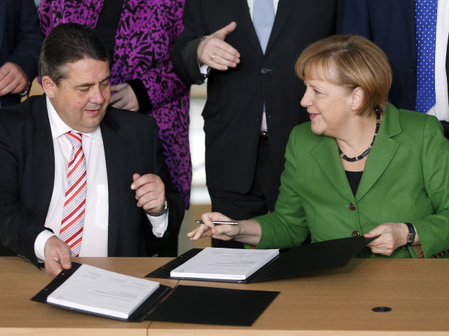 nemecko angela merkelová sigmar gabriel