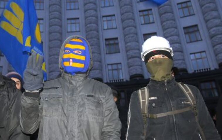 Ukrajina, protest, demonštranti