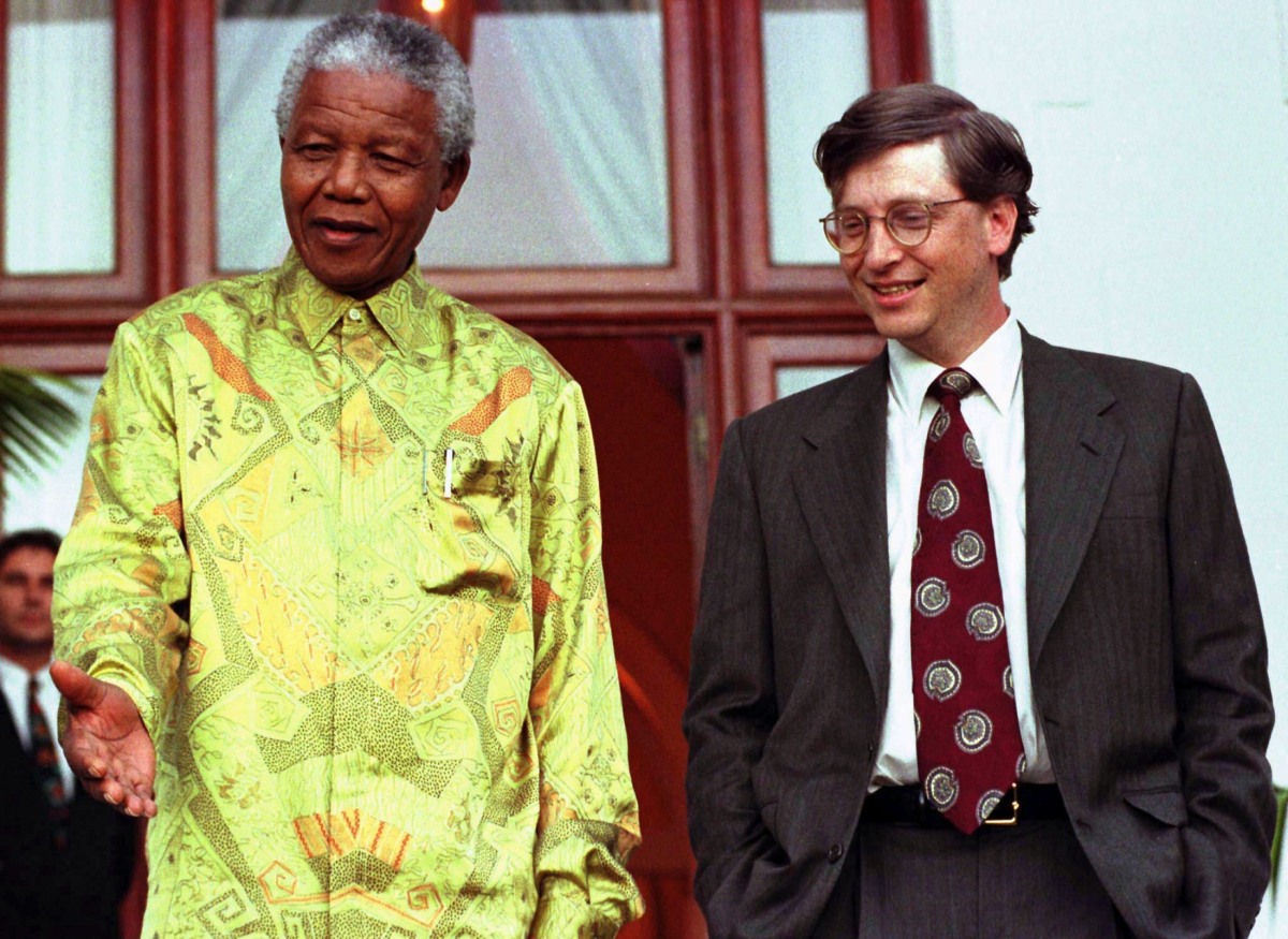 Mandela, Bill Gates