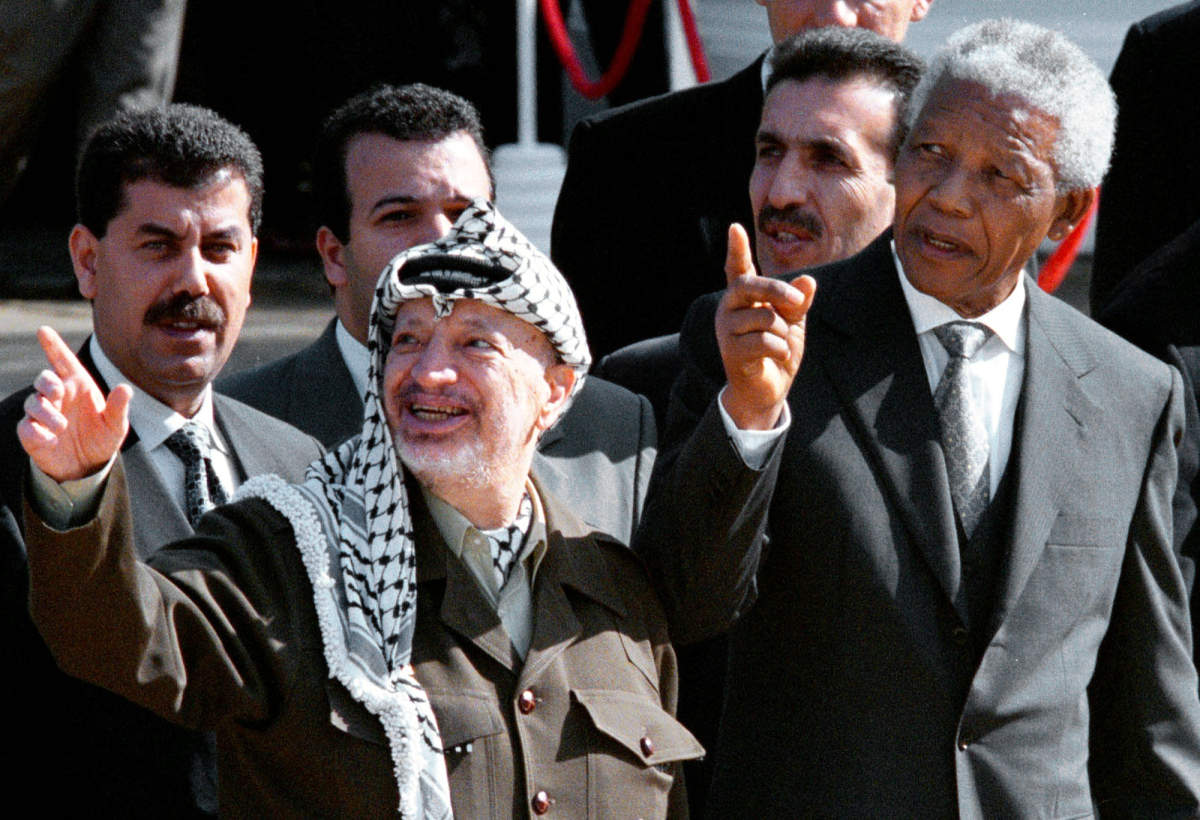 Nelson Mandela, Arafat