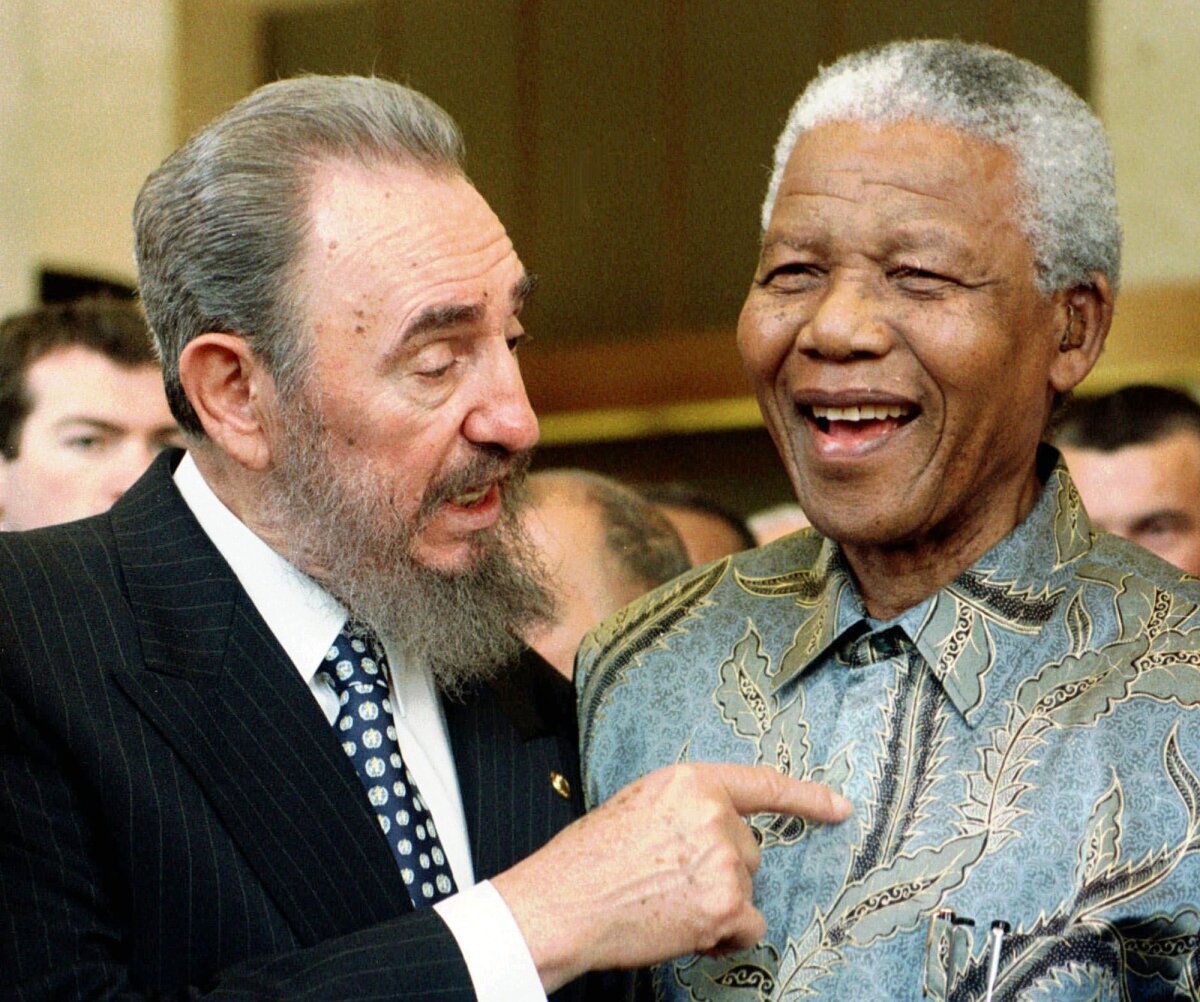 Nelson Mandela, Fidel Castro