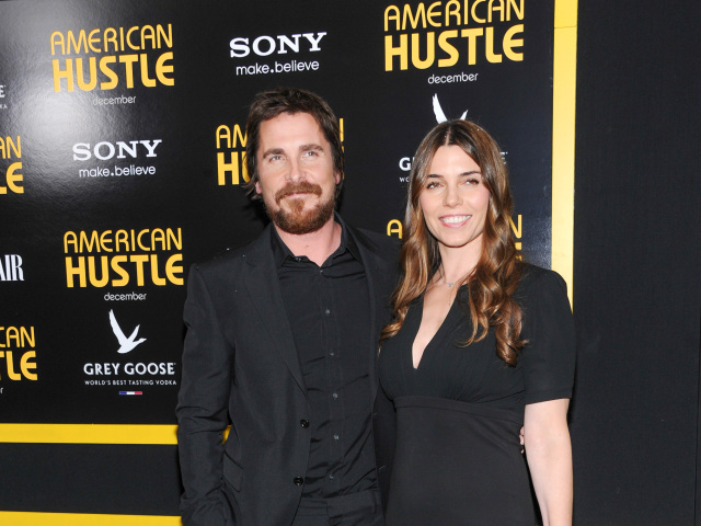 Christian Bale a jeho manželka Sibi Blazic