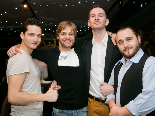 Zľava: Peter Makranský, Přemysl Boublík, Jakub Rybarík a Martin Meľo. 