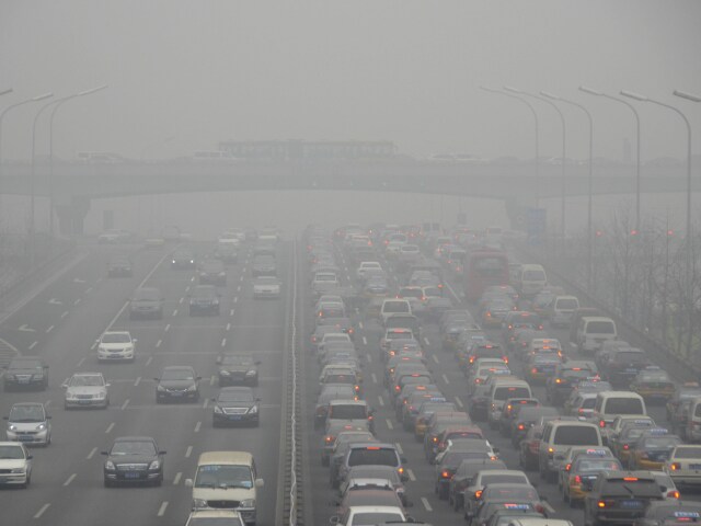 Čína - smog