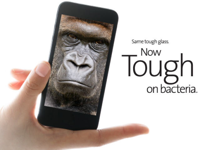 Corning, Gorilla Glass, antibakteriálne sklo
