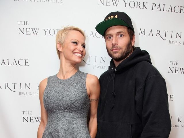 Herečka Pamela Anderson a jej (znovu) manžel Rick Salomon.
