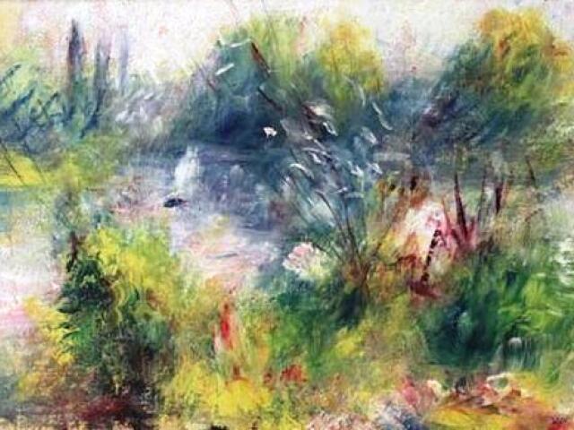 Auguste Renoir: Paysage Bords de Seine (1879)