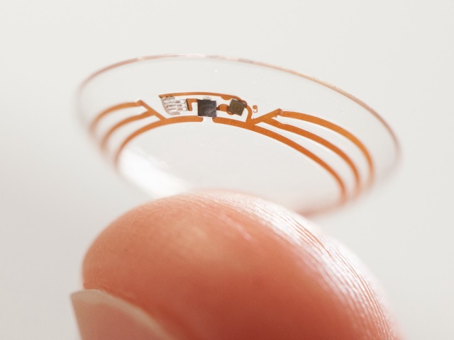 Google, inteligentná kontaktná šošovka, diabetes