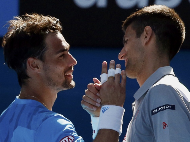 Fabio Fognini, Novak Djokovič