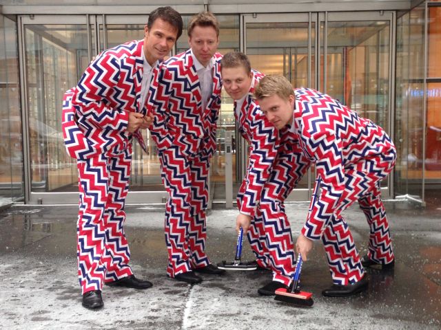 Nórsko, curling,
