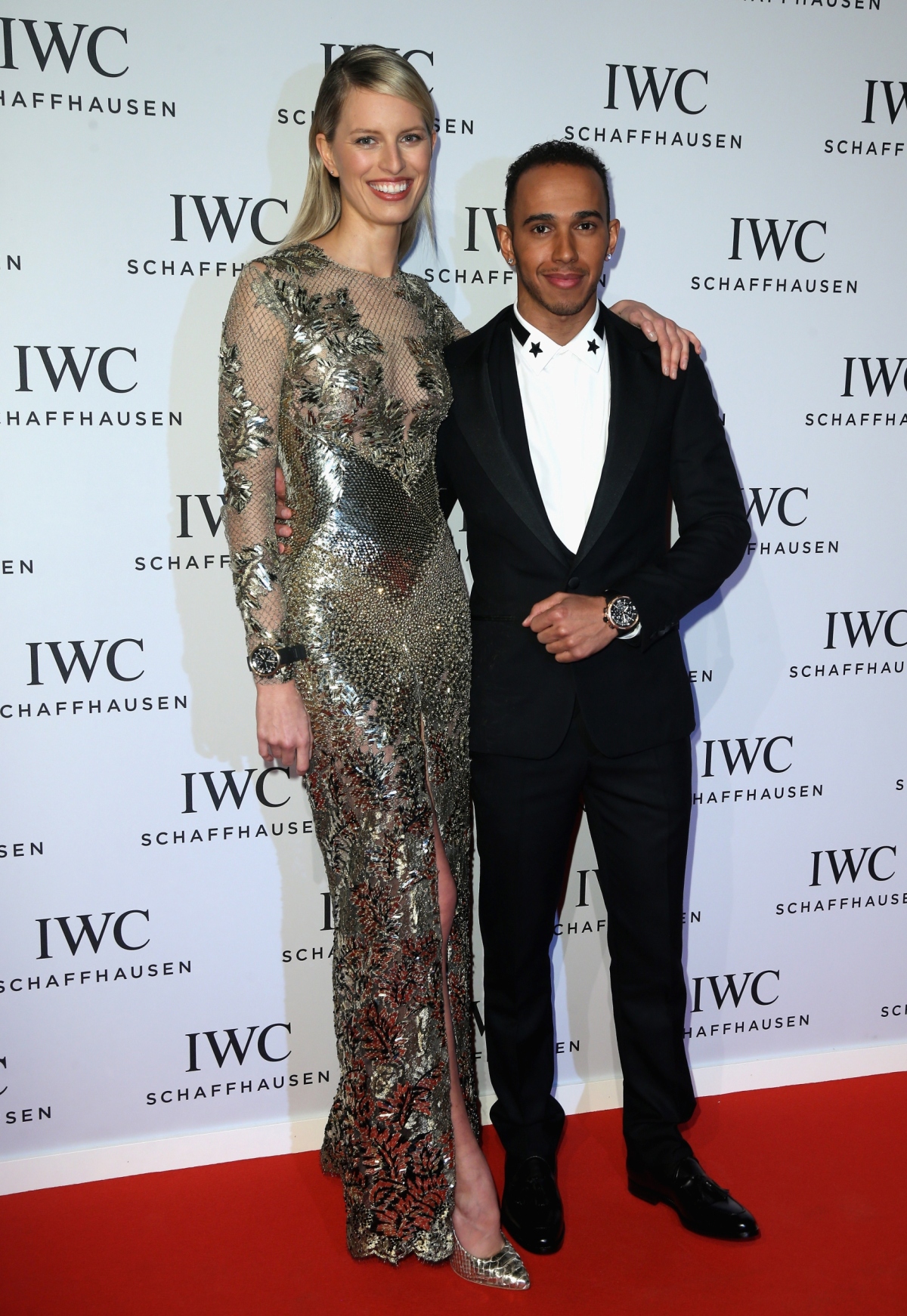Karolina Kurkova a pretekár Lewis Hamilton