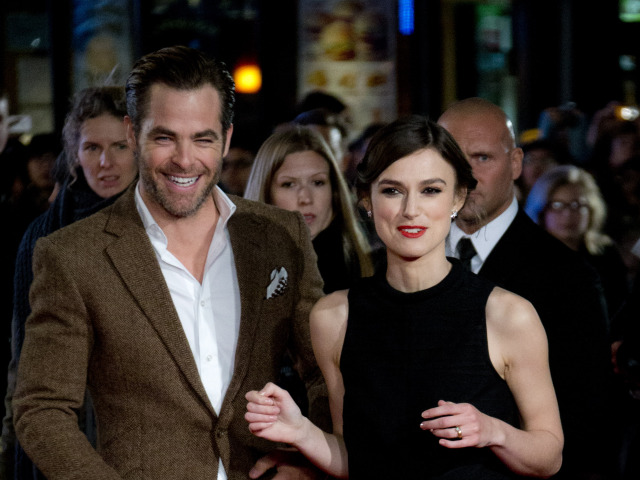 Chris Pine a jeho britská kolegyňa Keira Knightley
