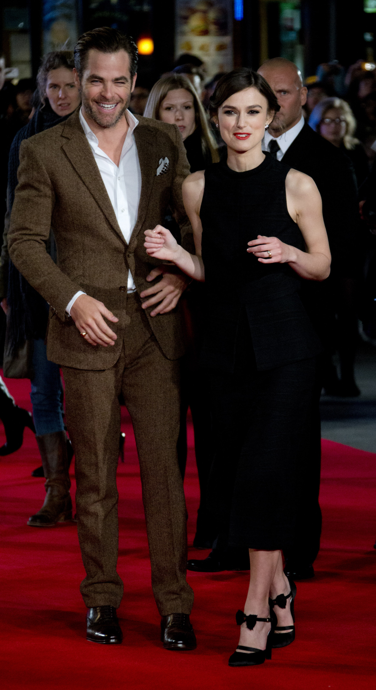 Chris Pine a jeho britská kolegyňa Keira Knightley