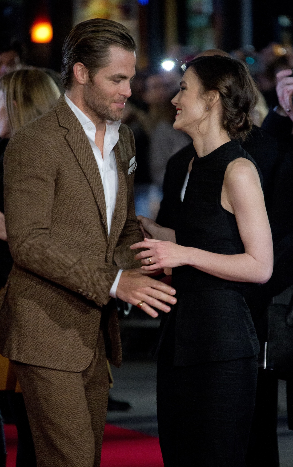Chris Pine s kolegyňou Keirou Knightley
