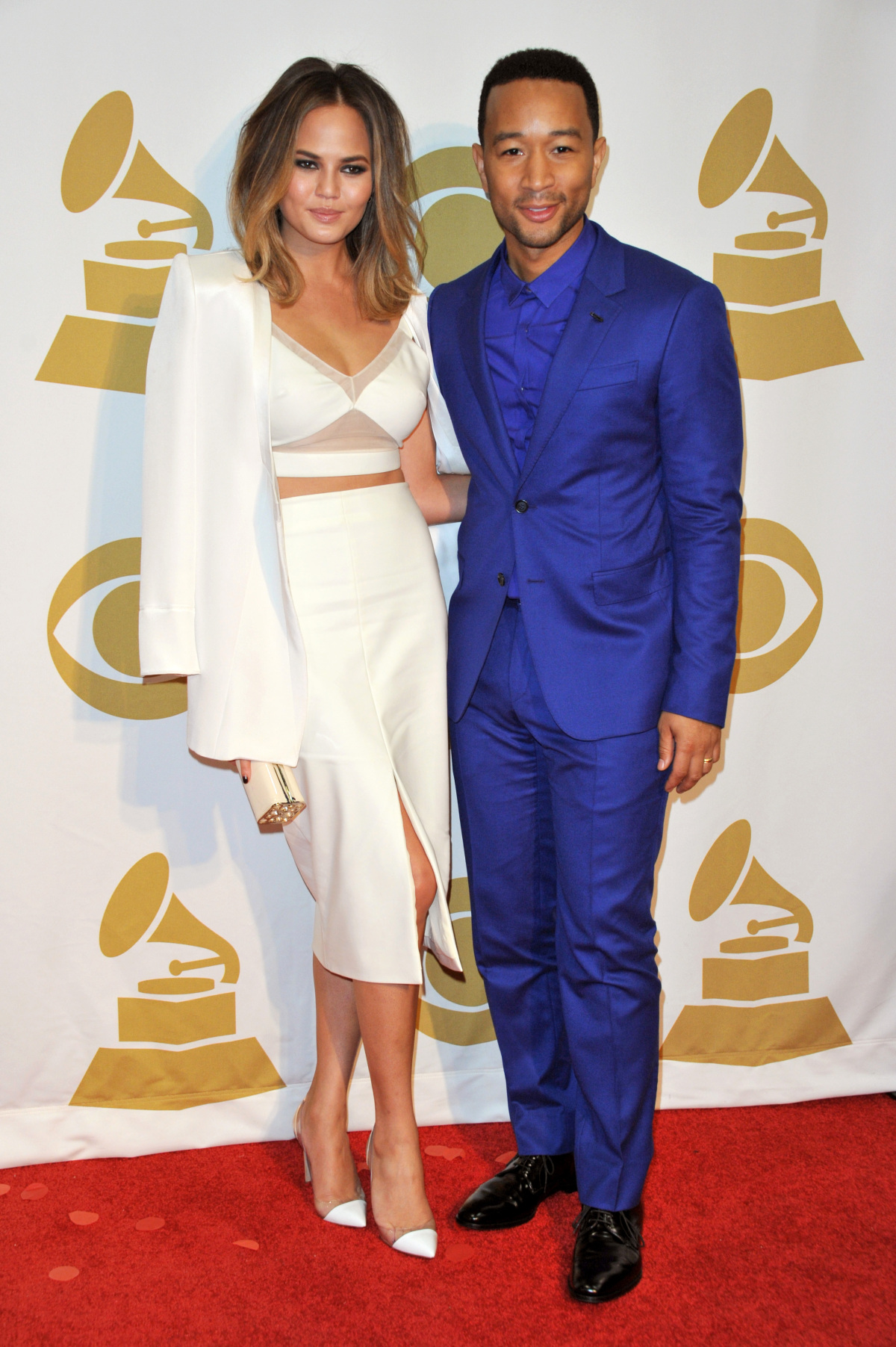 Modelka Chrissy Teigen a jej manžel John Legend.