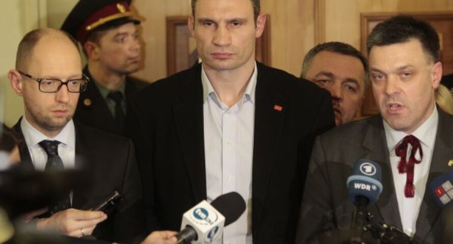 Kličko, Jaceňuk