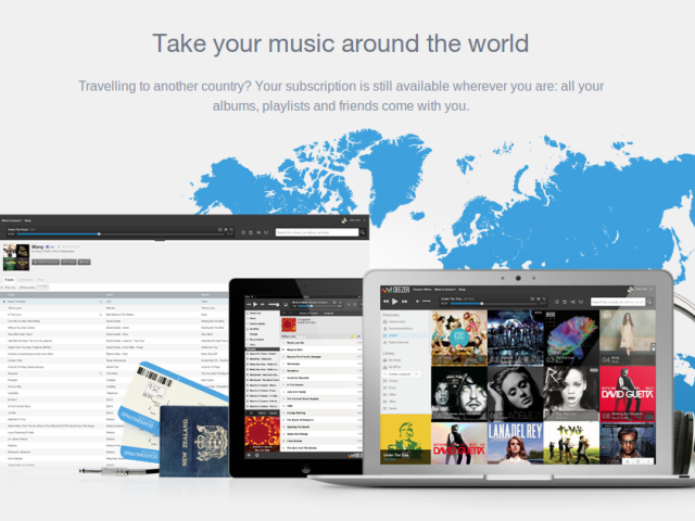 deezer, hudobná služba