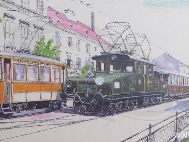 vlak, električka