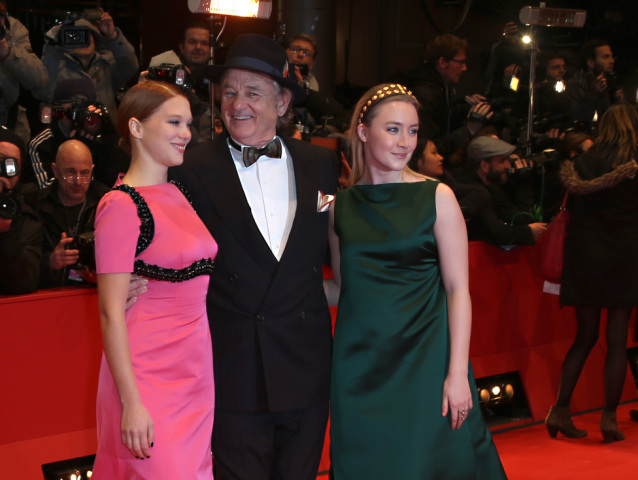 Lea Seydoux (vľavo), Bill Murray a Saoirse Ronan
