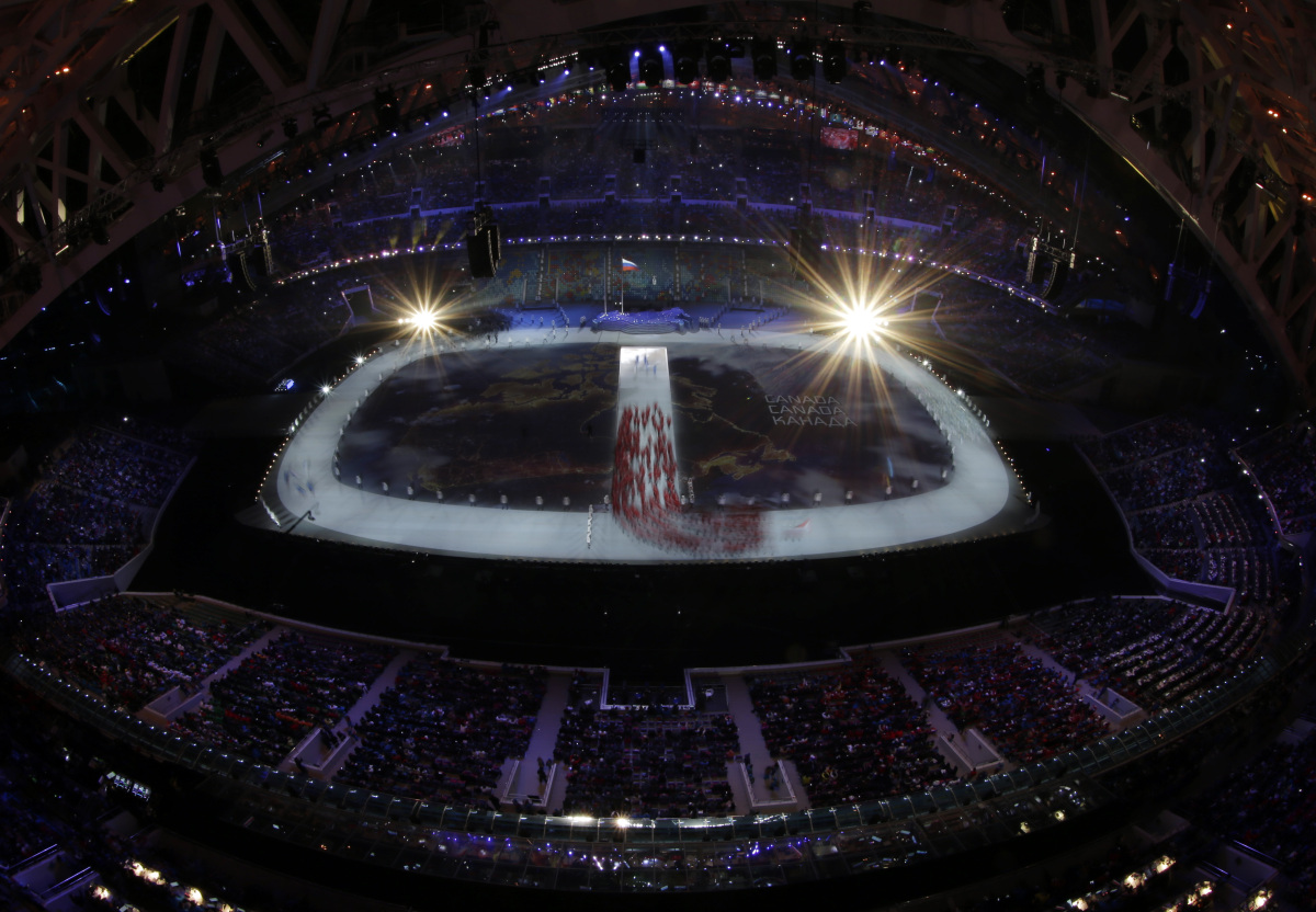 Otvárací ceremoniál, Soči
