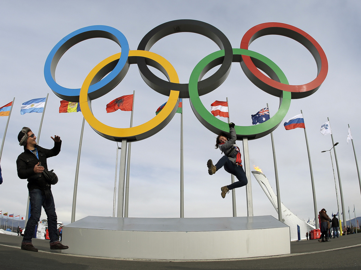 ZOH 2013, olympíjske kruhy, olympiáda, soči