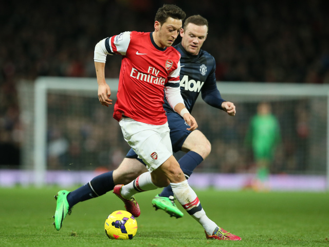 Mesut Özil, Wayne Rooney