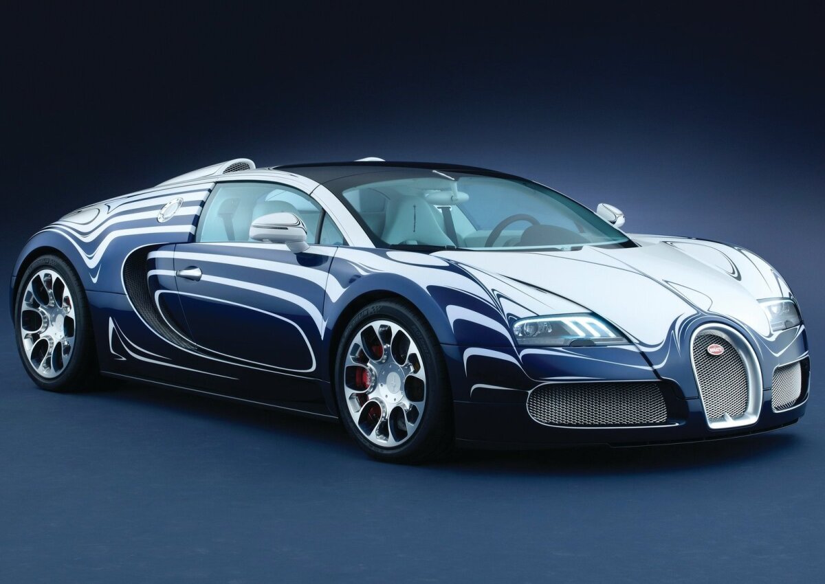 Bugatti-Veyron Grand Sport LOr Blanc