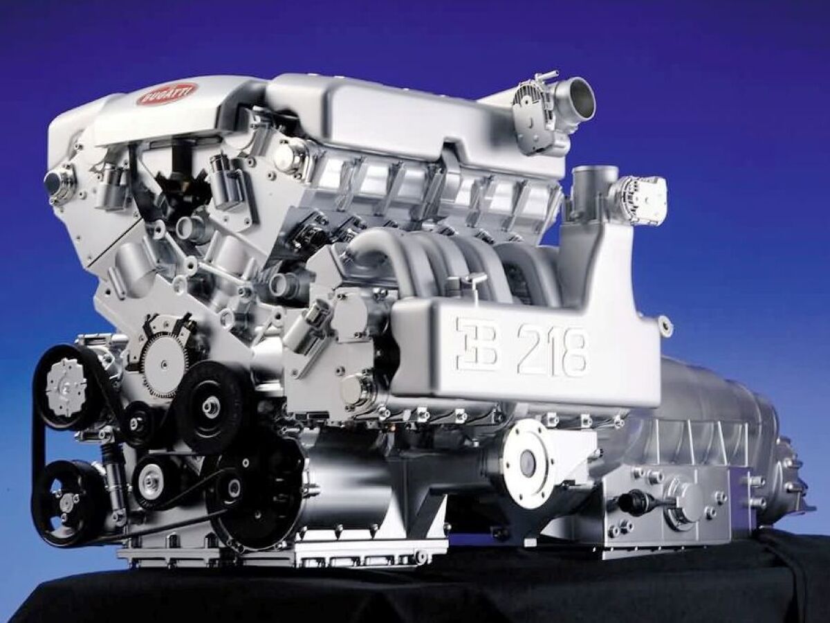 bugatti W18  motor